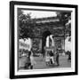 Selling Ice-Cream, Arc de Triomphe, Paris, c1950-Paul Almasy-Framed Giclee Print