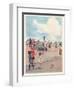 Selling Ice-Cream on the Promenade-Eve Garnett-Framed Art Print