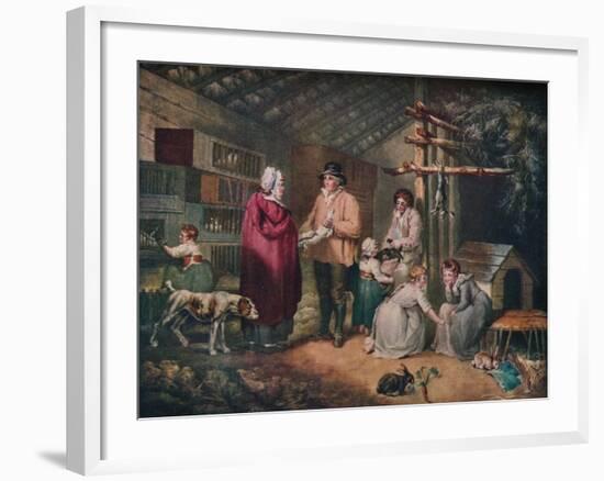 Selling Rabbits, 1796, (1919)-William Ward-Framed Giclee Print