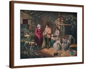 Selling Rabbits, 1796, (1919)-William Ward-Framed Giclee Print