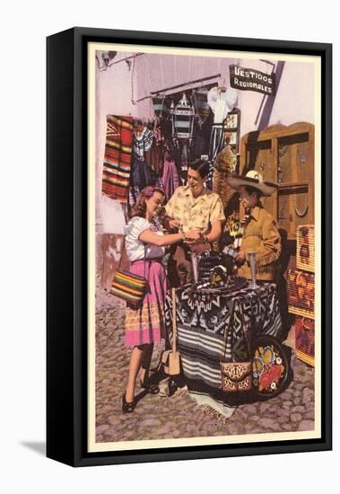 Selling Wares, Tijuana, Mexico-null-Framed Stretched Canvas