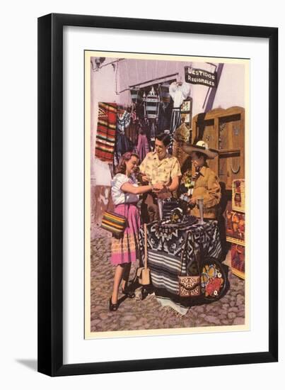 Selling Wares, Tijuana, Mexico-null-Framed Art Print