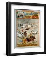 Sells Brothers' Enormous Shows, Ca 1885-null-Framed Giclee Print