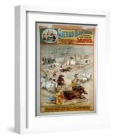 Sells Brothers' Enormous Shows, Ca 1885-null-Framed Giclee Print