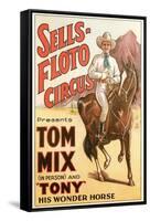 Sells-Floto Circus Poster-null-Framed Stretched Canvas