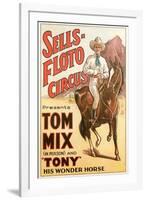 Sells-Floto Circus Poster-null-Framed Art Print