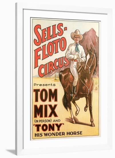 Sells-Floto Circus Poster-null-Framed Art Print