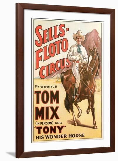 Sells-Floto Circus Poster-null-Framed Art Print