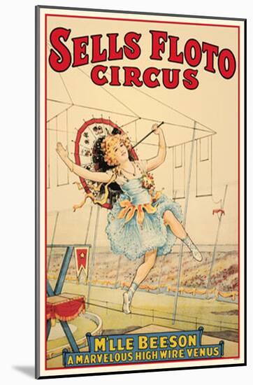 Sells Floto Circus-null-Mounted Poster