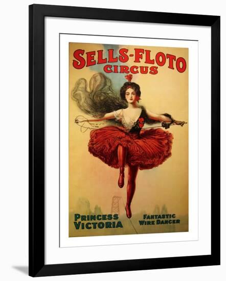 Sells-Floto Circus-null-Framed Giclee Print