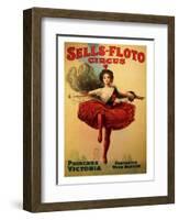 Sells-Floto Circus-null-Framed Giclee Print