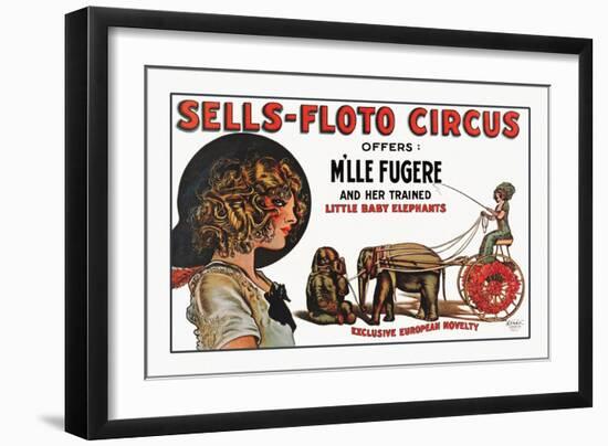 Sells-Floto Circus-null-Framed Art Print