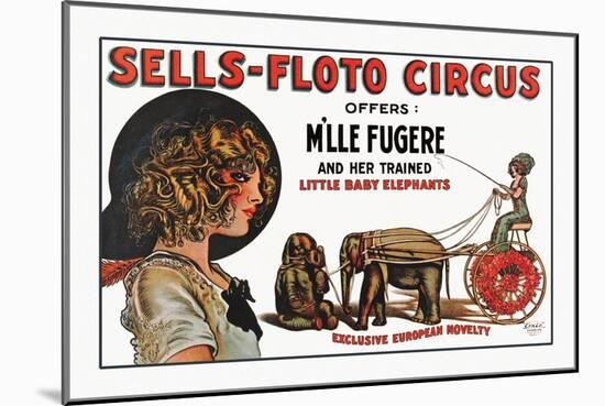 Sells-Floto Circus-null-Mounted Art Print