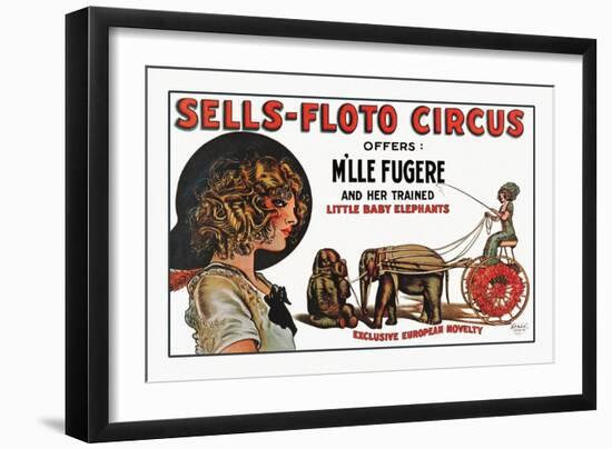 Sells-Floto Circus-null-Framed Art Print