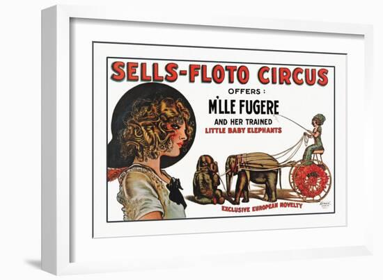 Sells-Floto Circus-null-Framed Art Print