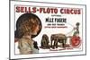 Sells-Floto Circus-null-Mounted Art Print