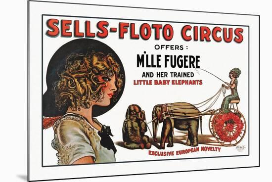 Sells-Floto Circus-null-Mounted Art Print