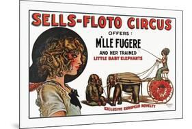 Sells-Floto Circus-null-Mounted Art Print
