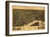 Selma, Alabama - Panoramic Map-Lantern Press-Framed Art Print