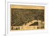 Selma, Alabama - Panoramic Map-Lantern Press-Framed Art Print