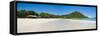 Selong Belanak Beach, Lombok, a Panorama of Perfect White Sandy Beach in South of Lombok, Indonesia-Matthew Williams-Ellis-Framed Stretched Canvas