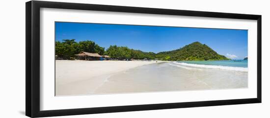 Selong Belanak Beach, Lombok, a Panorama of Perfect White Sandy Beach in South of Lombok, Indonesia-Matthew Williams-Ellis-Framed Photographic Print