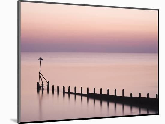 Selsey Bill at Sunset, Selsey, West Sussex, England, United Kingdom, Europe-Jean Brooks-Mounted Photographic Print