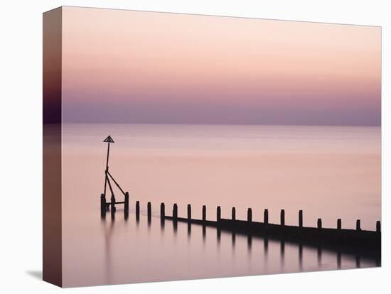 Selsey Bill at Sunset, Selsey, West Sussex, England, United Kingdom, Europe-Jean Brooks-Stretched Canvas