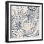 Selva Sketch Square II-Patricia Pinto-Framed Art Print