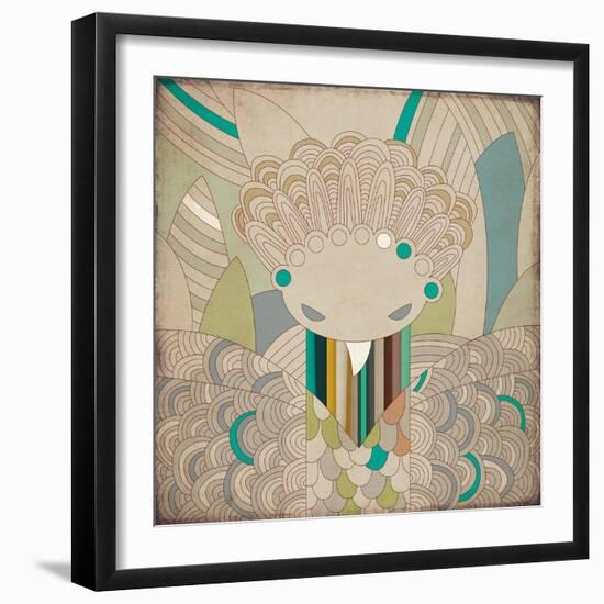 Selvática, Águila Harpía-Belen Mena-Framed Giclee Print