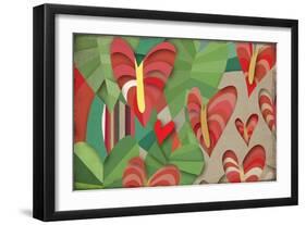 Selvática, Anturios Color-Belen Mena-Framed Giclee Print