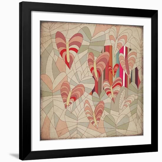 Selvática, Anturios-Belen Mena-Framed Giclee Print