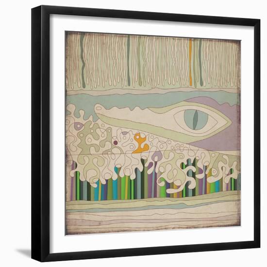 Selvática, Caiman-Belen Mena-Framed Giclee Print