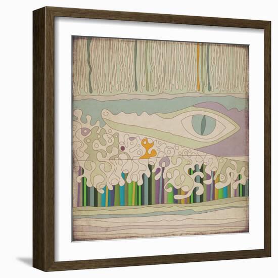 Selvática, Caiman-Belen Mena-Framed Giclee Print