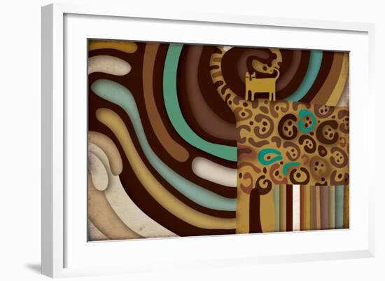 Selvática, Jaguar Color-Belen Mena-Framed Giclee Print