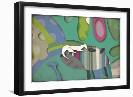 Selvática, Nutria Color-Belen Mena-Framed Giclee Print