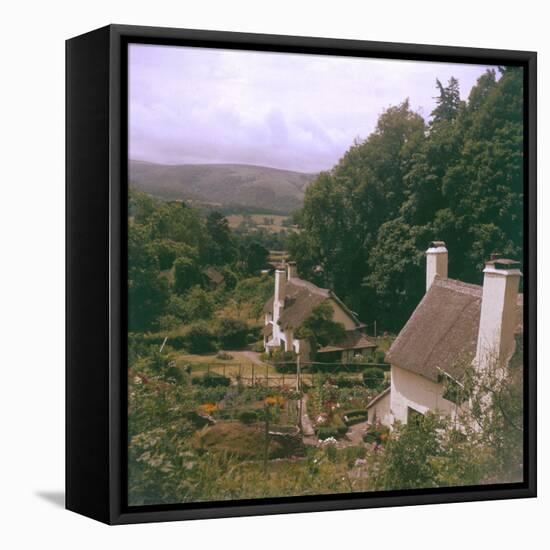 Selworthy Thatches-null-Framed Stretched Canvas