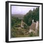 Selworthy Thatches-null-Framed Photographic Print