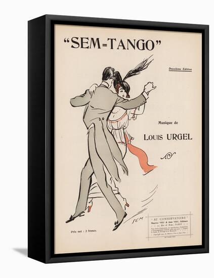 Sem-Tango-Sem-Framed Stretched Canvas