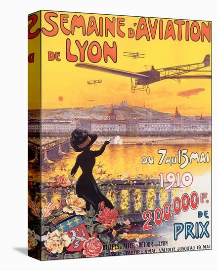 Semaine D'Aviation de Lyon-Charles Tichon-Stretched Canvas