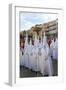 Semana Santa Fiesta, Easter, Seville, Andalusia, Spain-Peter Adams-Framed Photographic Print