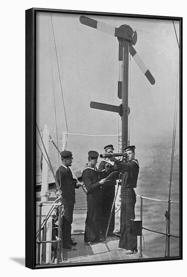 Semaphore, Royal Navy-null-Framed Photographic Print