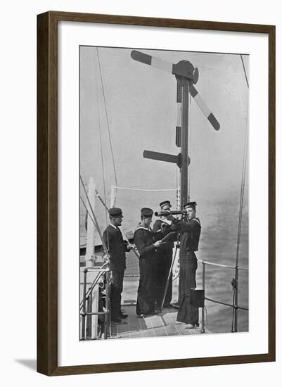 Semaphore, Royal Navy-null-Framed Photographic Print