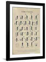 Semaphore-Ken Hurd-Framed Giclee Print