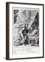 Semele Is Consumed by Jupiter's Fire, 1655-Michel de Marolles-Framed Giclee Print