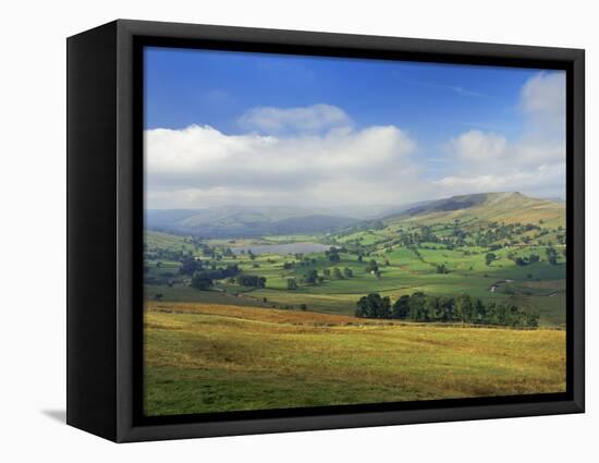 Semer Water, Yorkshire Dales National Park, Yorkshire, England, United Kingdom, Europe-Patrick Dieudonne-Framed Stretched Canvas