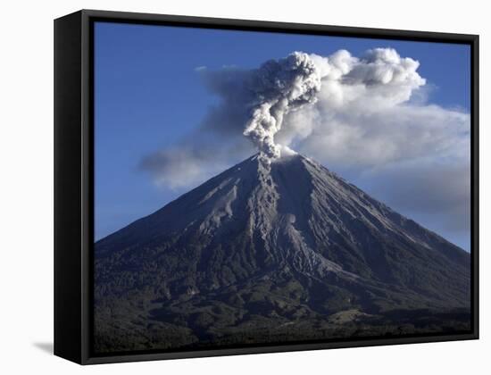 Semeru Eruption, Java Island, Indonesia-null-Framed Stretched Canvas