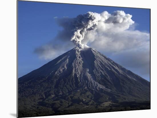 Semeru Eruption, Java Island, Indonesia-null-Mounted Photographic Print
