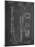 Semi Automatic Rifle Patent-null-Mounted Art Print