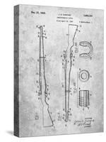 Semi Automatic Rifle Patent-Cole Borders-Stretched Canvas